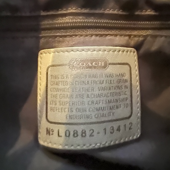 Coach Parker shoulder bag white beige L0882-13412 - Picture 8 of 9